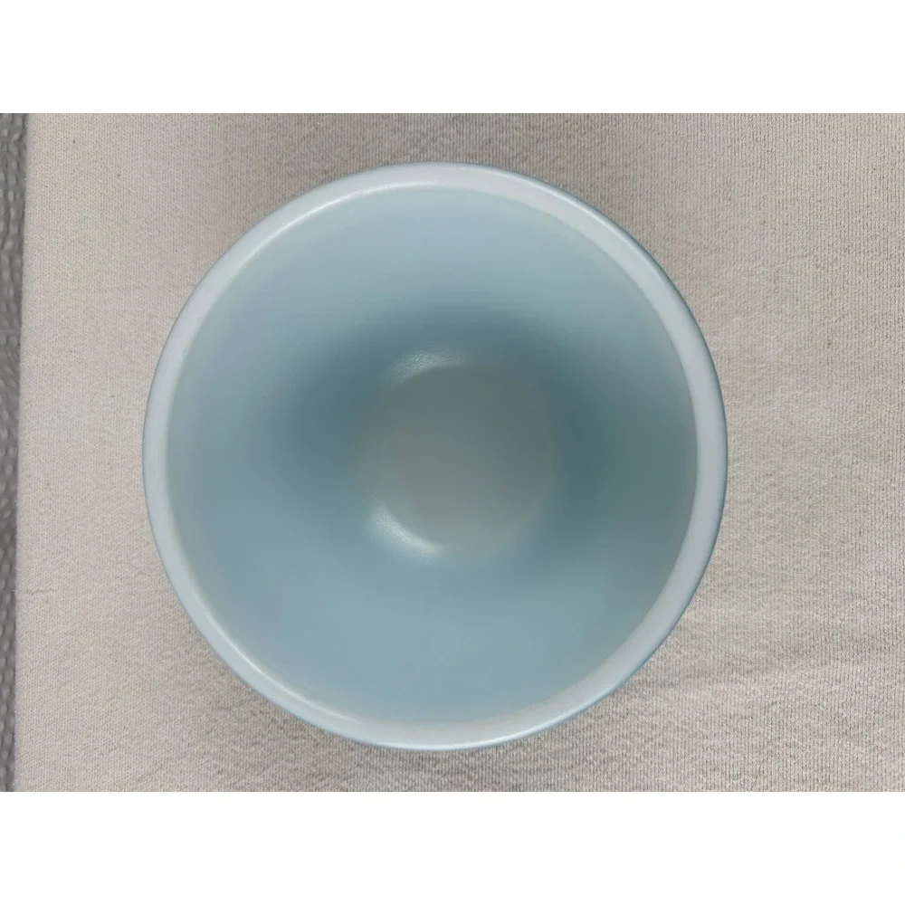 Vintage Pyrex Turquoise Blue Mixing Bowl Small Mid Century MCM 6.5